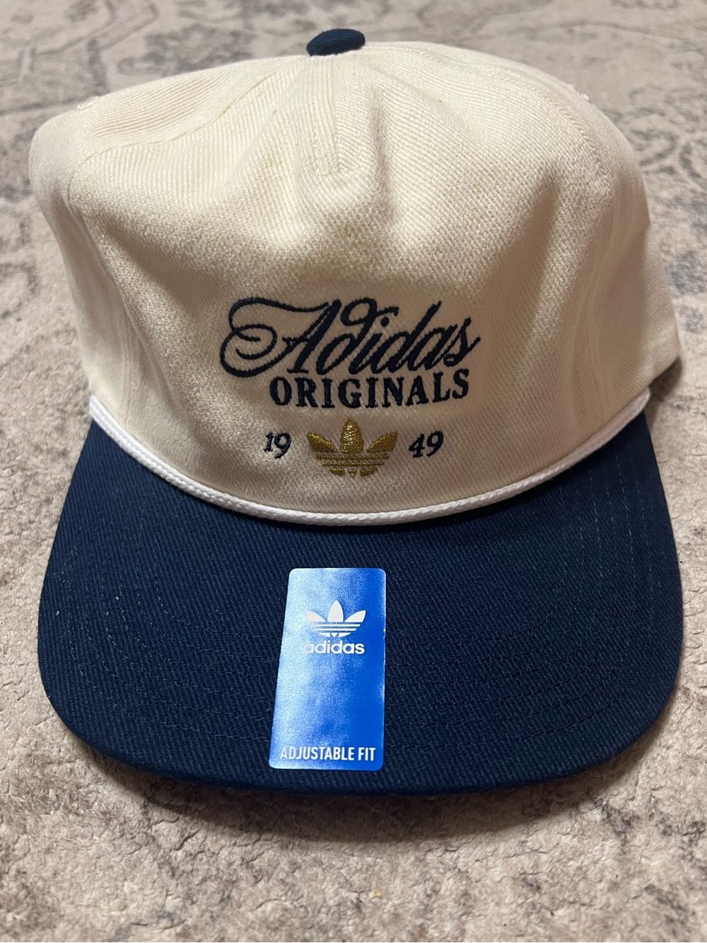 adidas Masterpiece Strapback Hat Wonder White/ Night Indigo